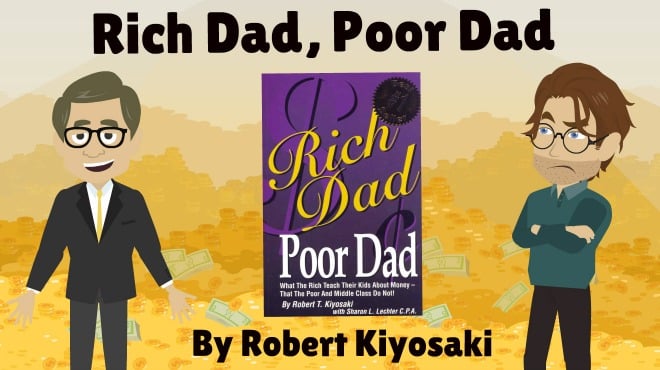 rich dad poor dad book. personal finance book, personal financial literature book